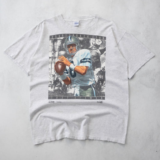 Vintage 90s Troy Aikman Dallas Cowboys NFL Tee - XL