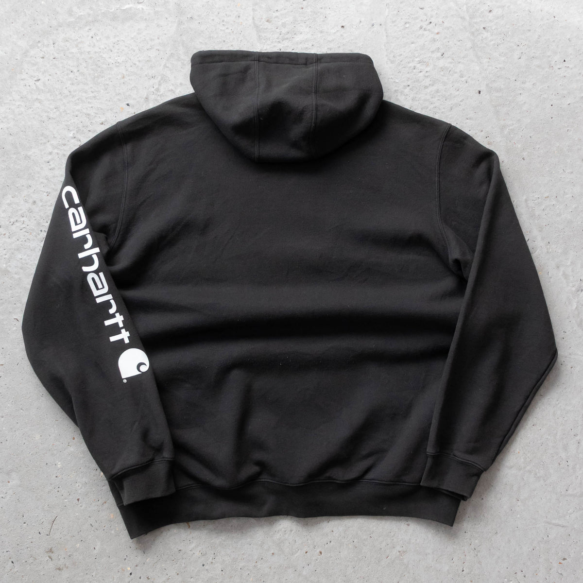 Carhartt Logo Patch Spellout Hoodie - 2000s (XL)