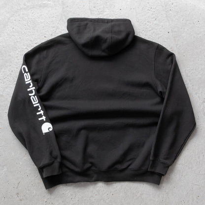 Carhartt Logo Patch Spellout Hoodie - 2000s (XL)
