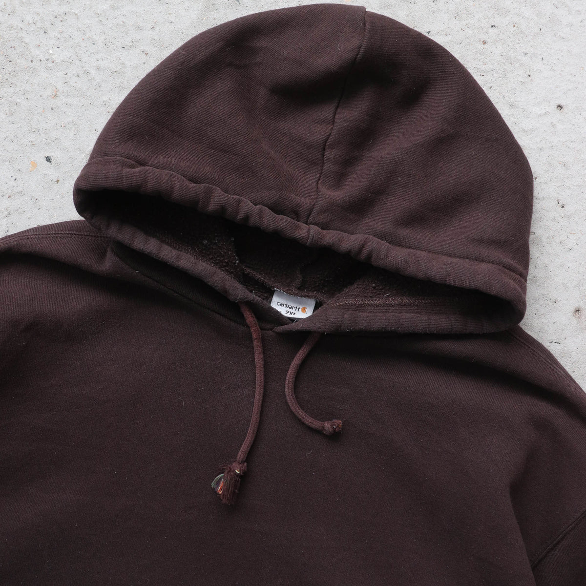 Carhartt Logo Patch Hoodie - 2000s (XXL)