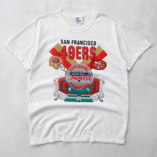 Vintage San Francisco 49ers 1988 NFL Champions Tee - M