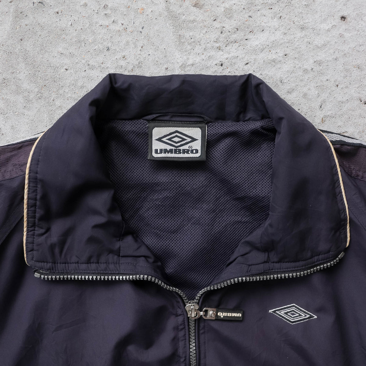 Umbro Diamond Tape Windbreaker Jacket - 90s (M)