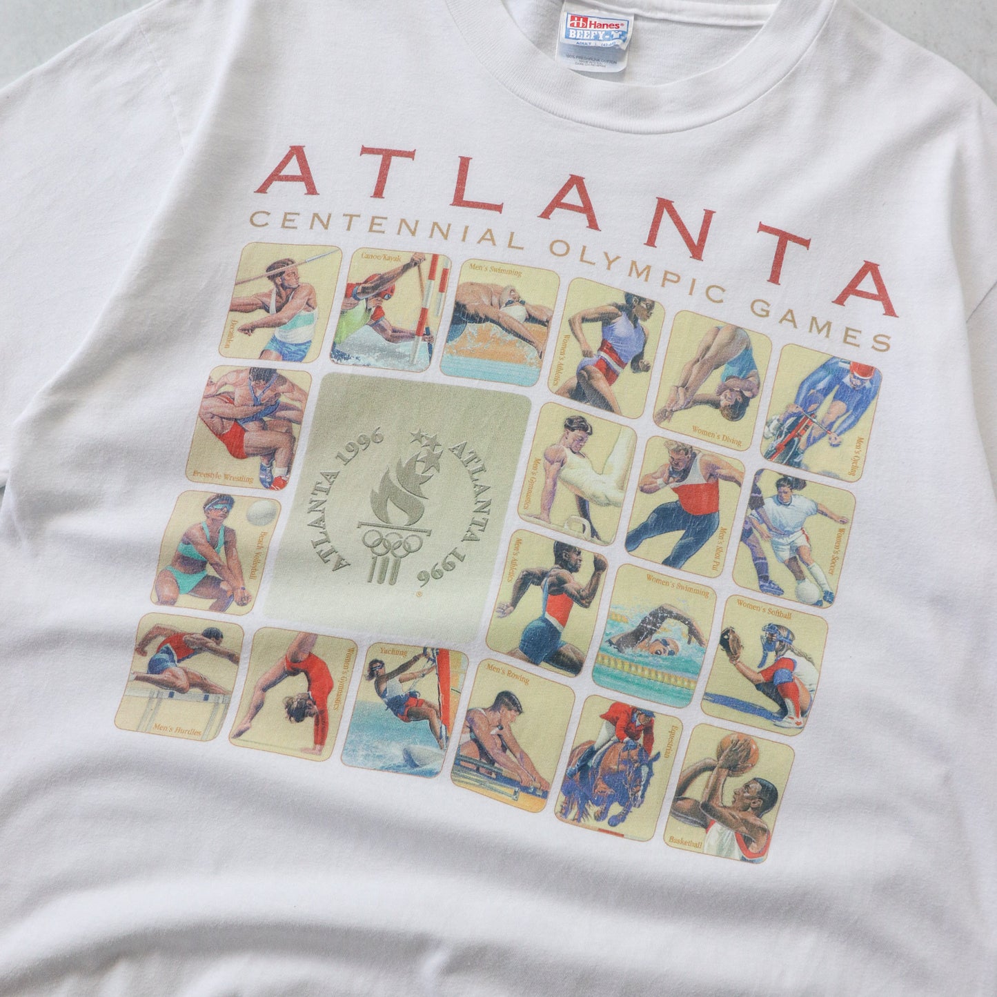 Vintage Atlanta 1996 Olympics Tee - L