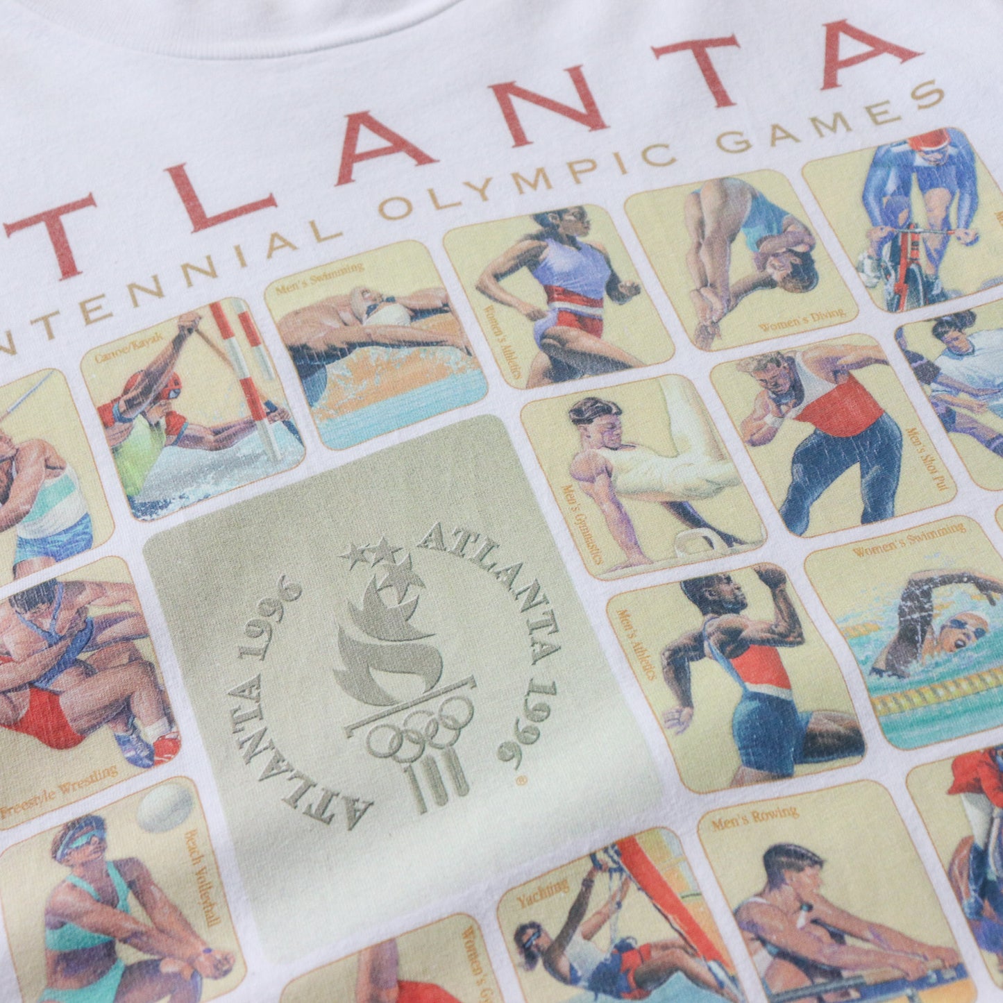 Vintage Atlanta 1996 Olympics Tee - L