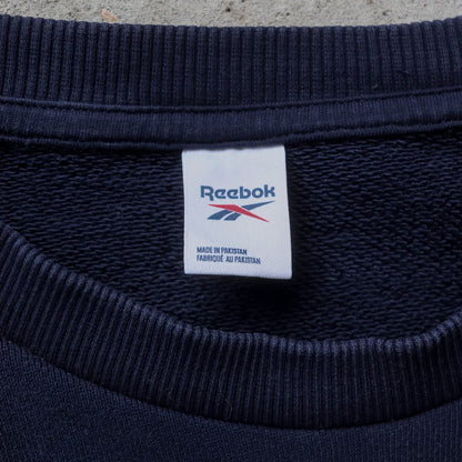 Reebok Big Logo Embroidered Sweatshirt - 2000s (L)