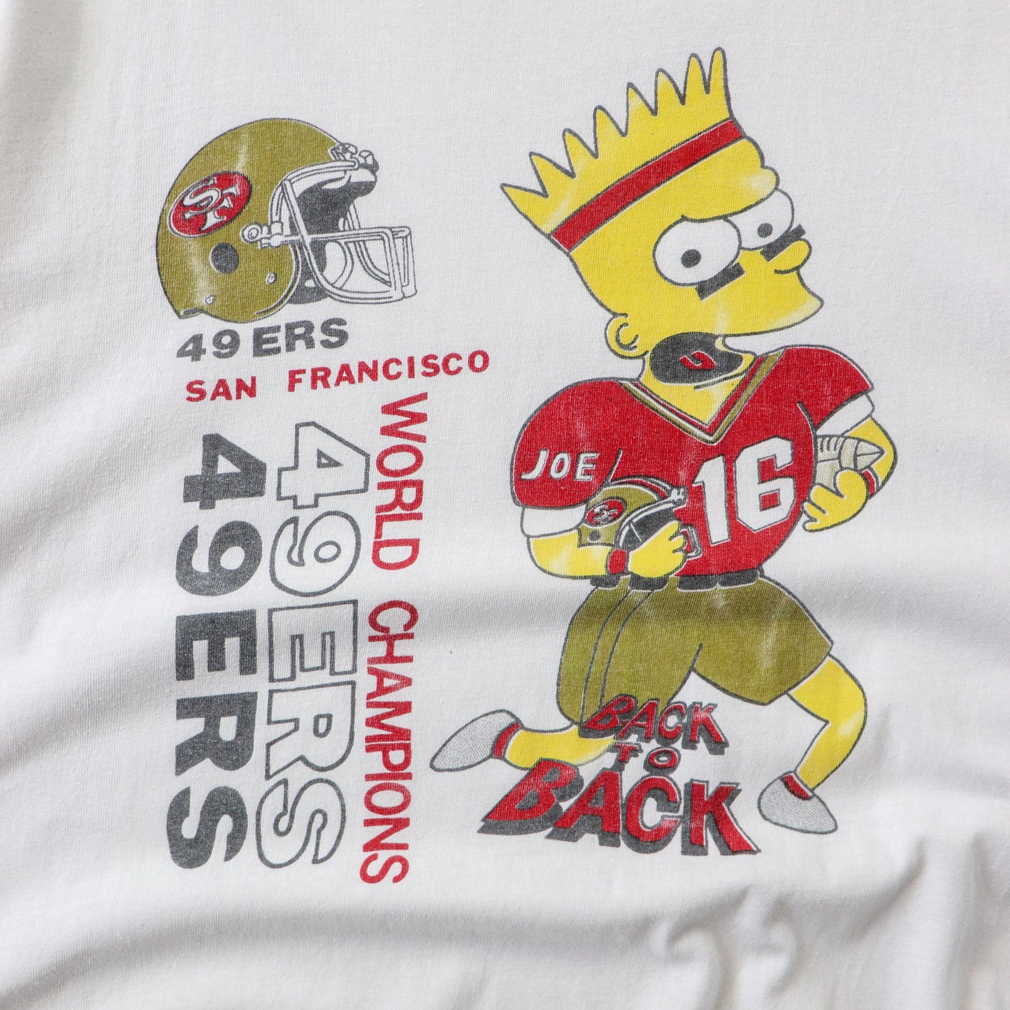Vintage 80s Bart Simpson x San Francisco 49ers NFL Tee - XL