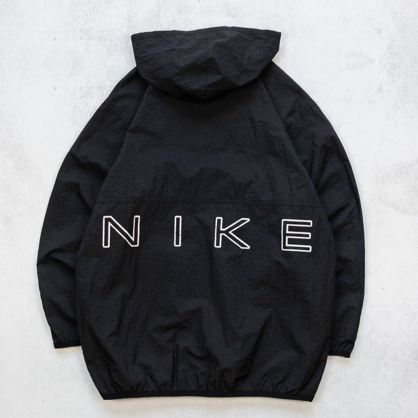 Vintage 90s Nike Spellout 1/4 Zip Pullover Jacket - Women's S