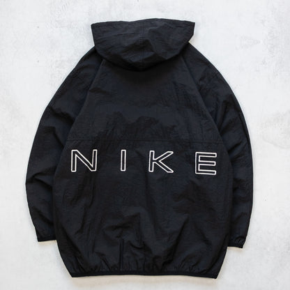 Vintage 90s Nike Spellout 1/4 Zip Pullover Jacket - Women's S