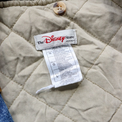 Winnie The Pooh Disney Denim Varsity Bomber Jacket - 90s (S)
