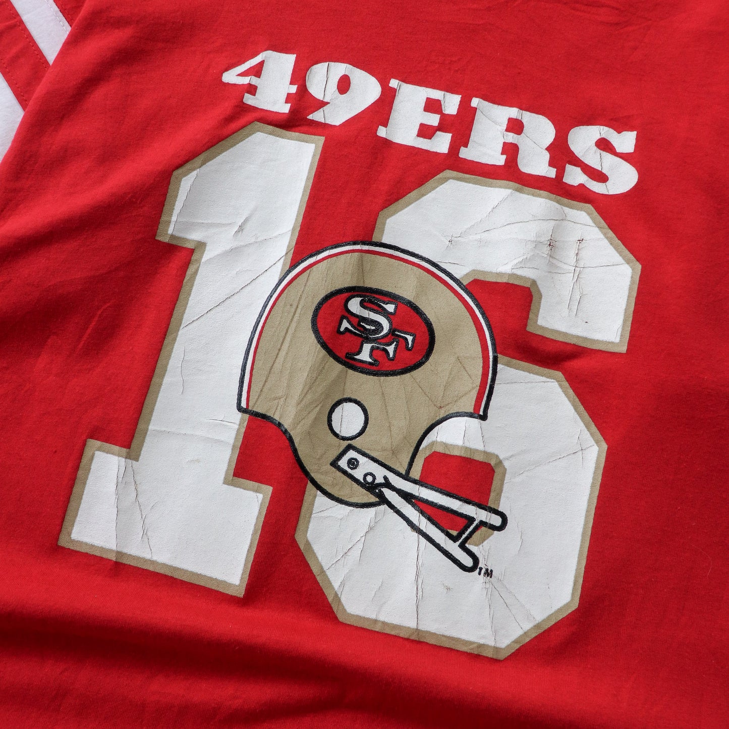 Vintage 80s Joe Montana San Francisco 49ers NFL Tee - L