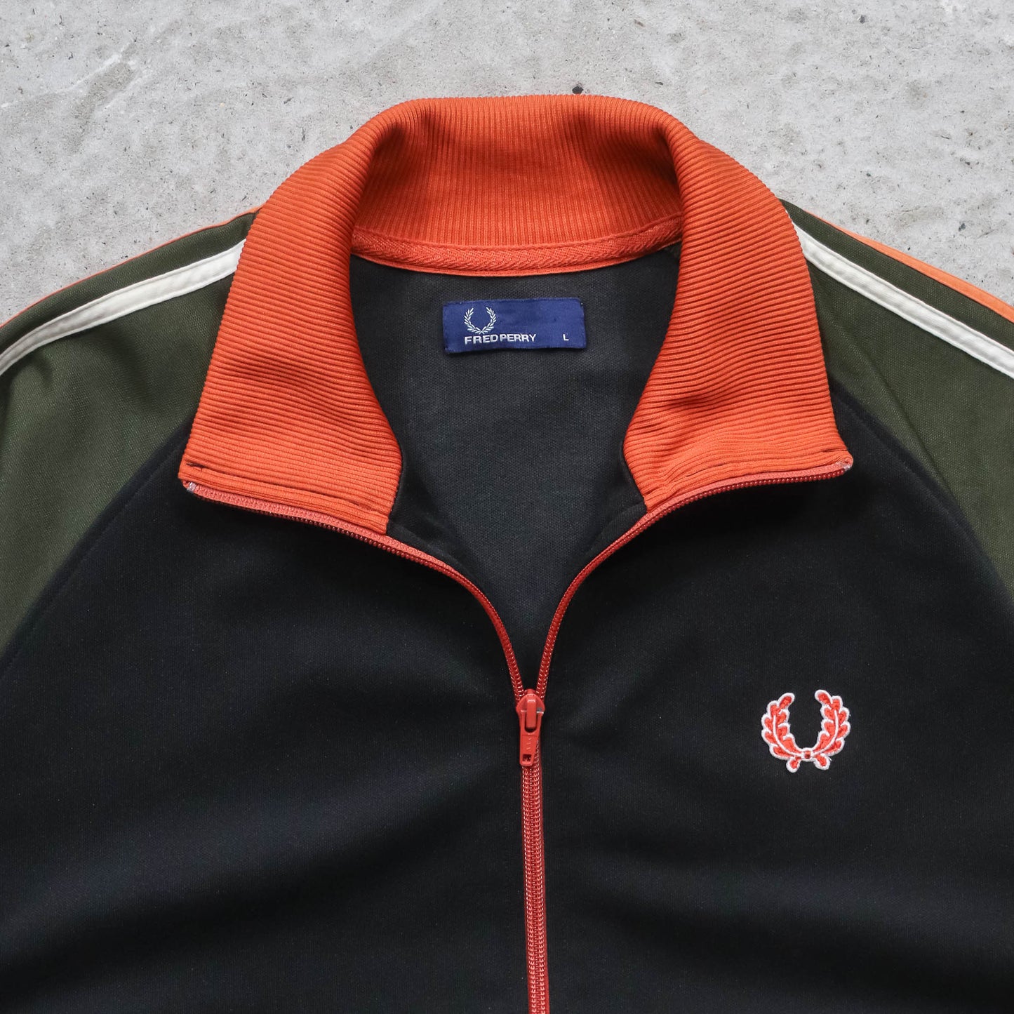 Fred Perry Colourblock Track Jacket - 2000s (L)