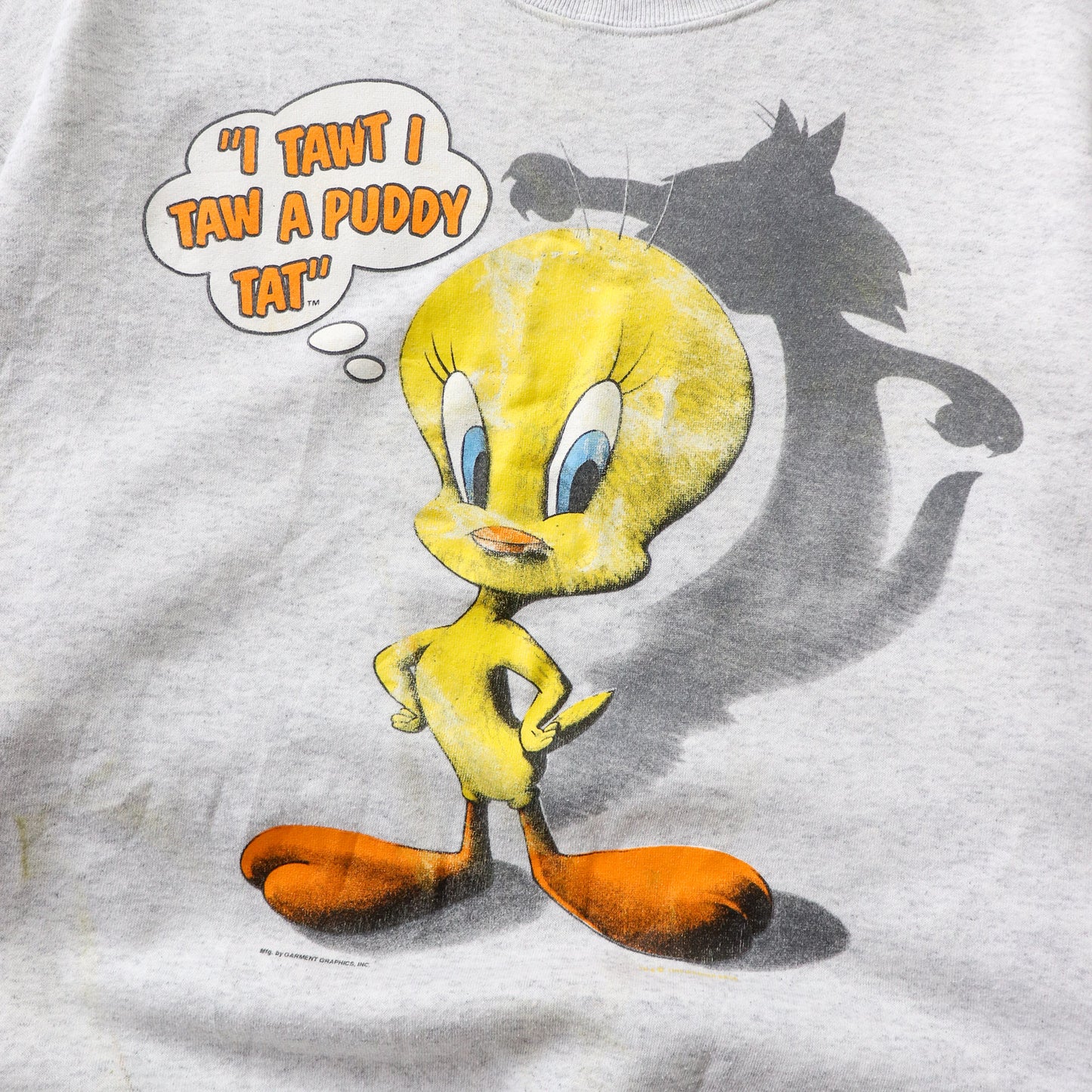 Vintage 90s Tweety Bird Looney Tunes Sweatshirt - XL