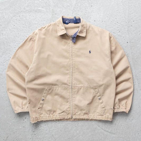 Polo Ralph Lauren Heavy Cotton Harrington Jacket - 90s (M)