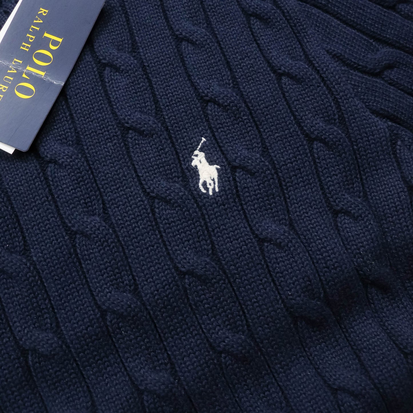 Polo Ralph Lauren Cable Knit Short Sleeve Sweater - (Women's M)