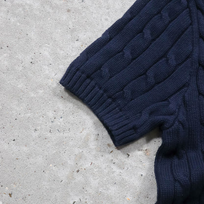 Polo Ralph Lauren Cable Knit Short Sleeve Sweater - (Women's M)