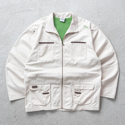 Adidas Canvas Utility Cargo Jacket - 2000s (XL)
