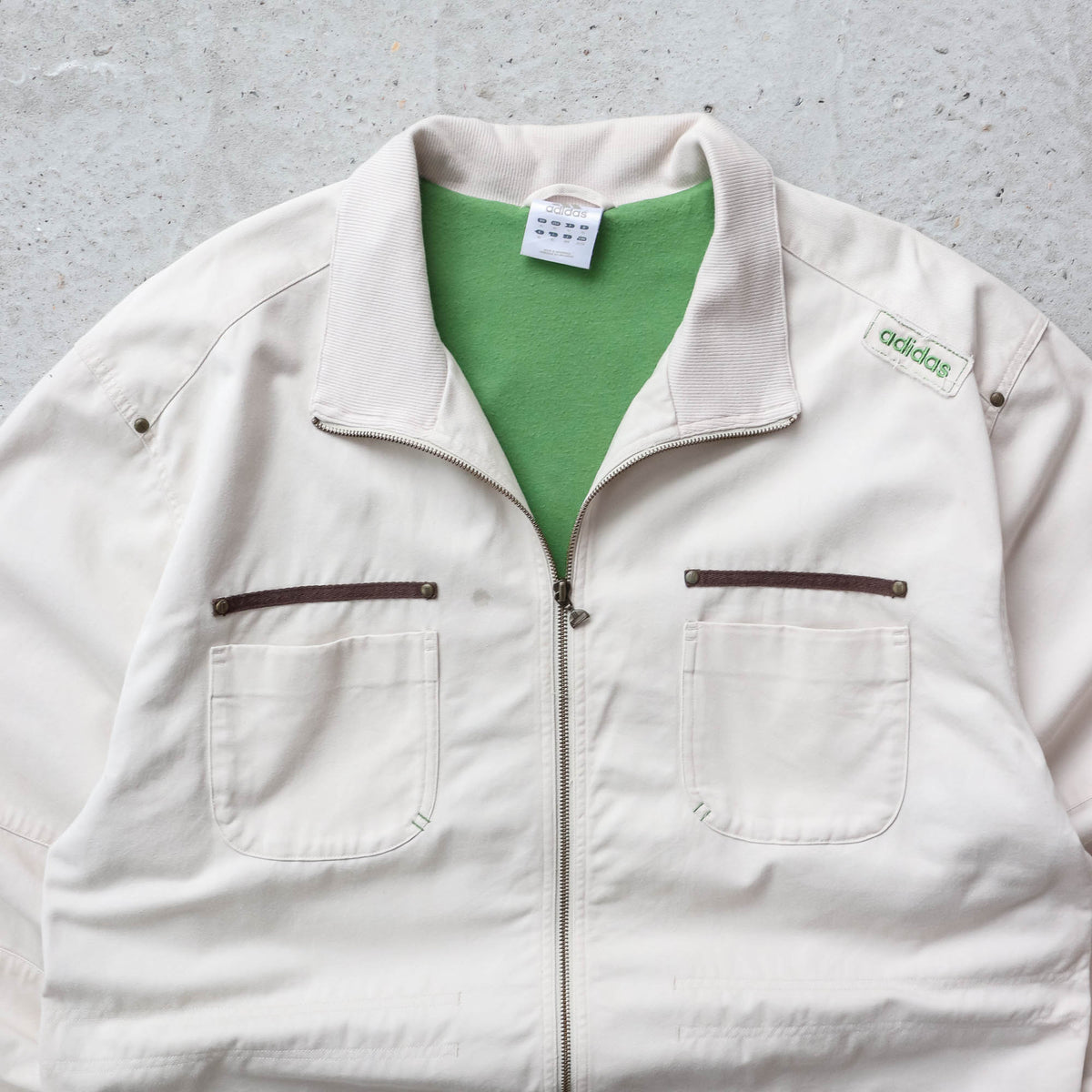 Adidas Canvas Utility Cargo Jacket - 2000s (XL)