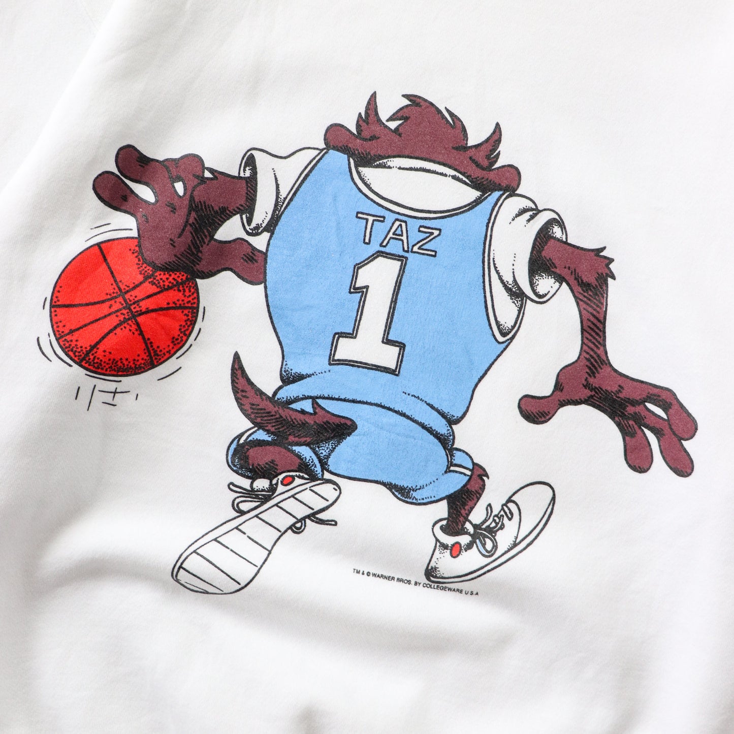 Vintage 90s UNC Tarheels x Looney Tunes NCAA Sweatshirt - XXL