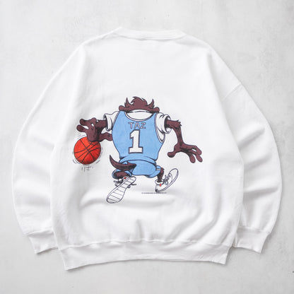 Vintage 90s UNC Tarheels x Looney Tunes NCAA Sweatshirt - XXL