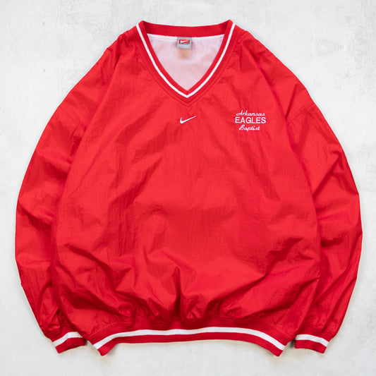 Vintage 90s Arkansas Nike Centre Swoosh Pullover Jacket - XL