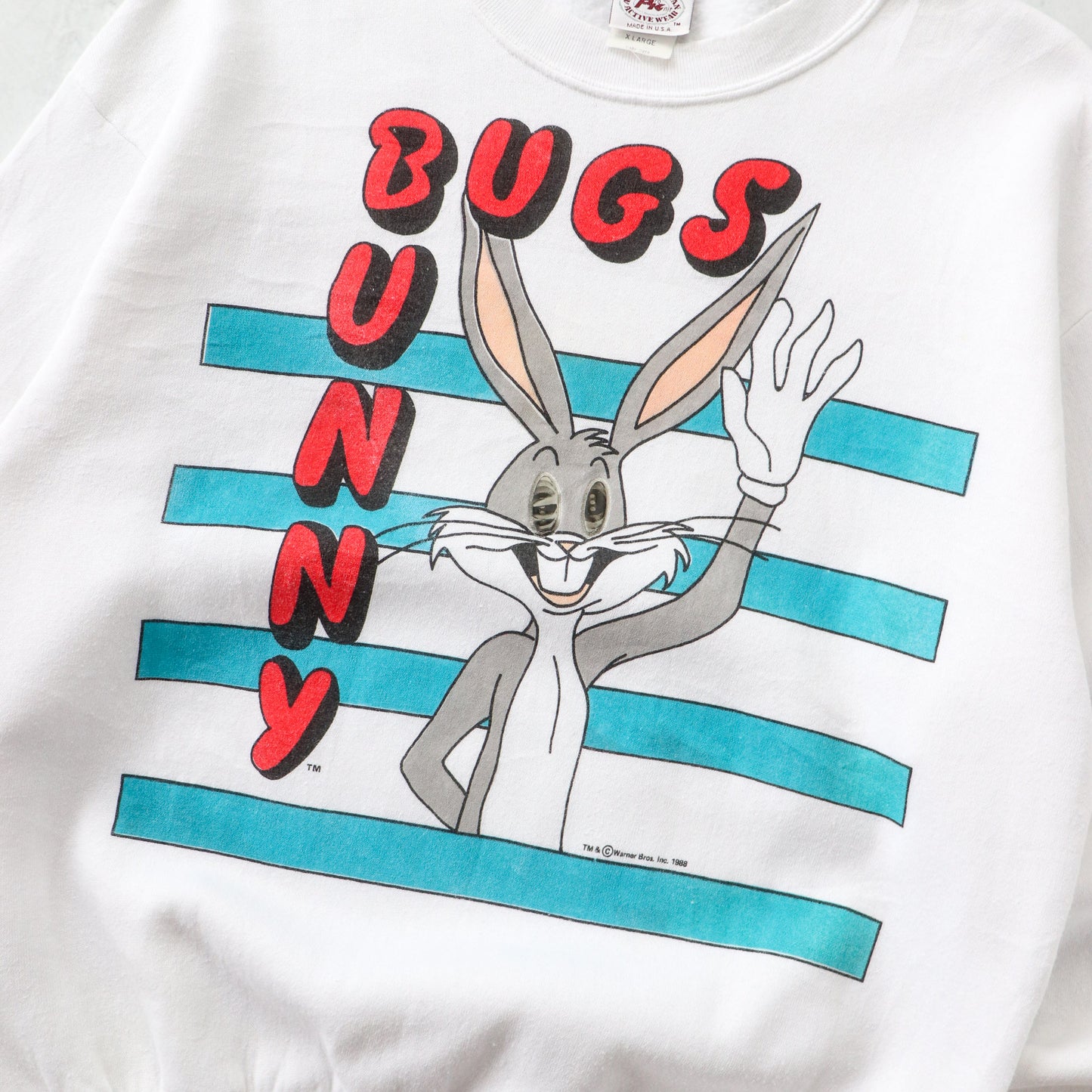 Vintage 80s Bugs Bunny Looney Tunes Sweatshirt - XL