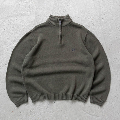 Chaps Ralph Lauren 1/4 Zip Knit Sweater - 2000s (L)