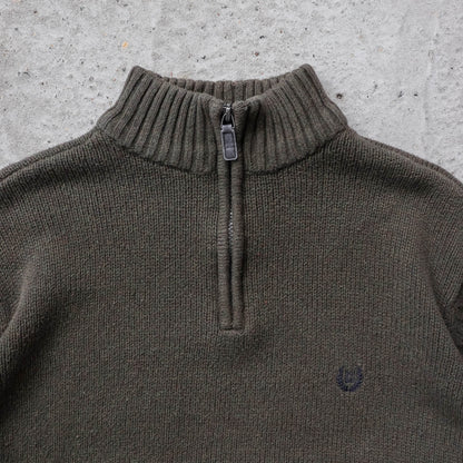 Chaps Ralph Lauren 1/4 Zip Knit Sweater - 2000s (L)