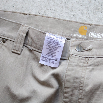 Vintage Carhartt Double Knee Cargo Carpenter Pants - 38x32