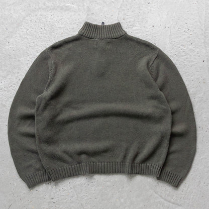 Chaps Ralph Lauren 1/4 Zip Knit Sweater - 2000s (L)