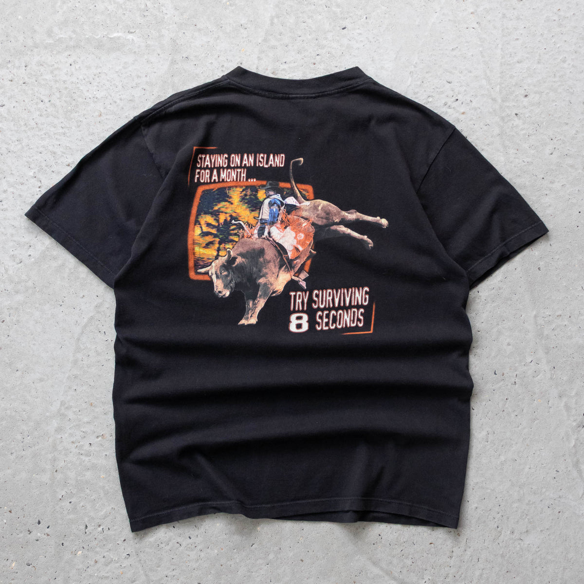 Wrangler Cowboy Rodeo Graphic Tee - 90s (L)