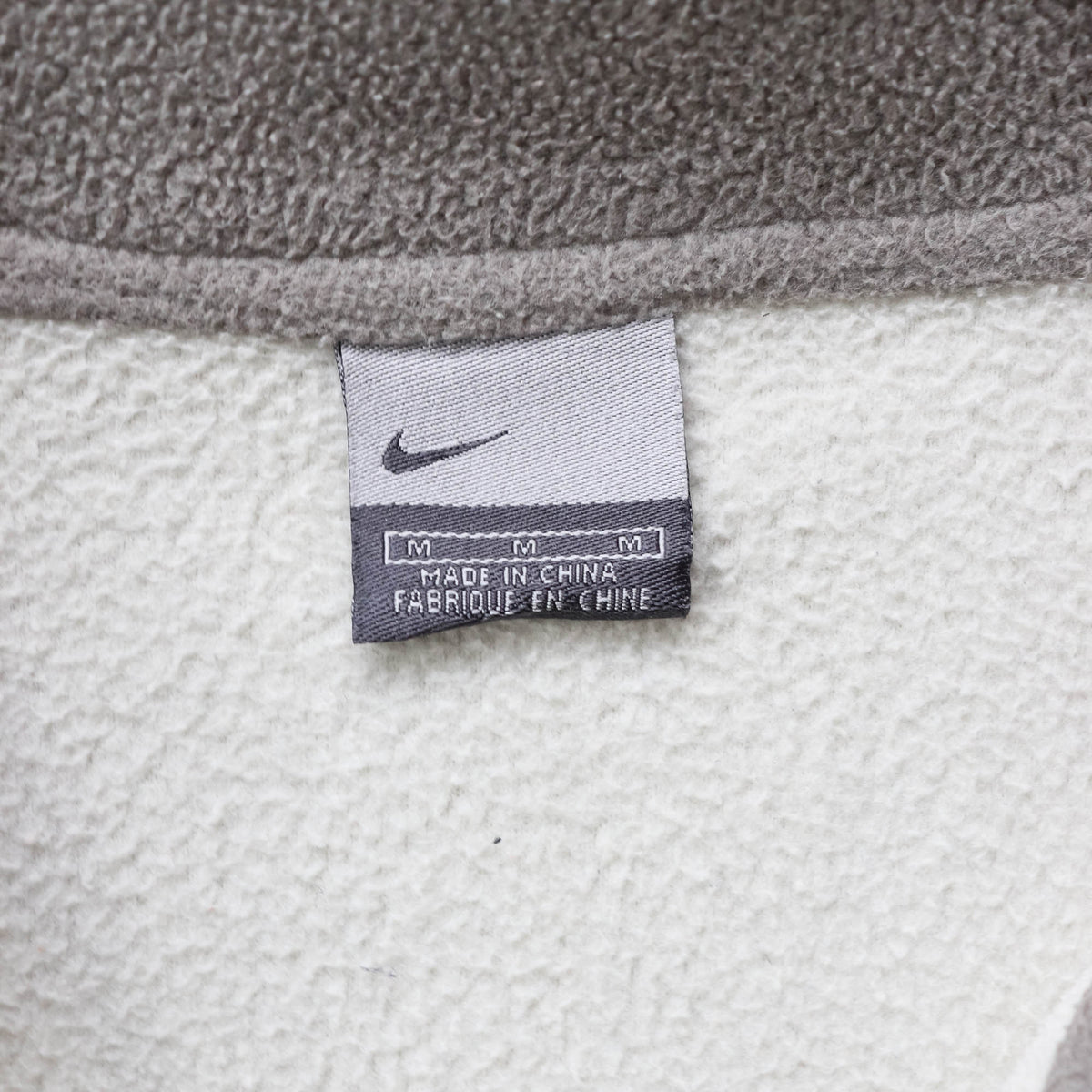 Nike Mini Swoosh Zip-Up Fleece Jacket - 2000s (M)