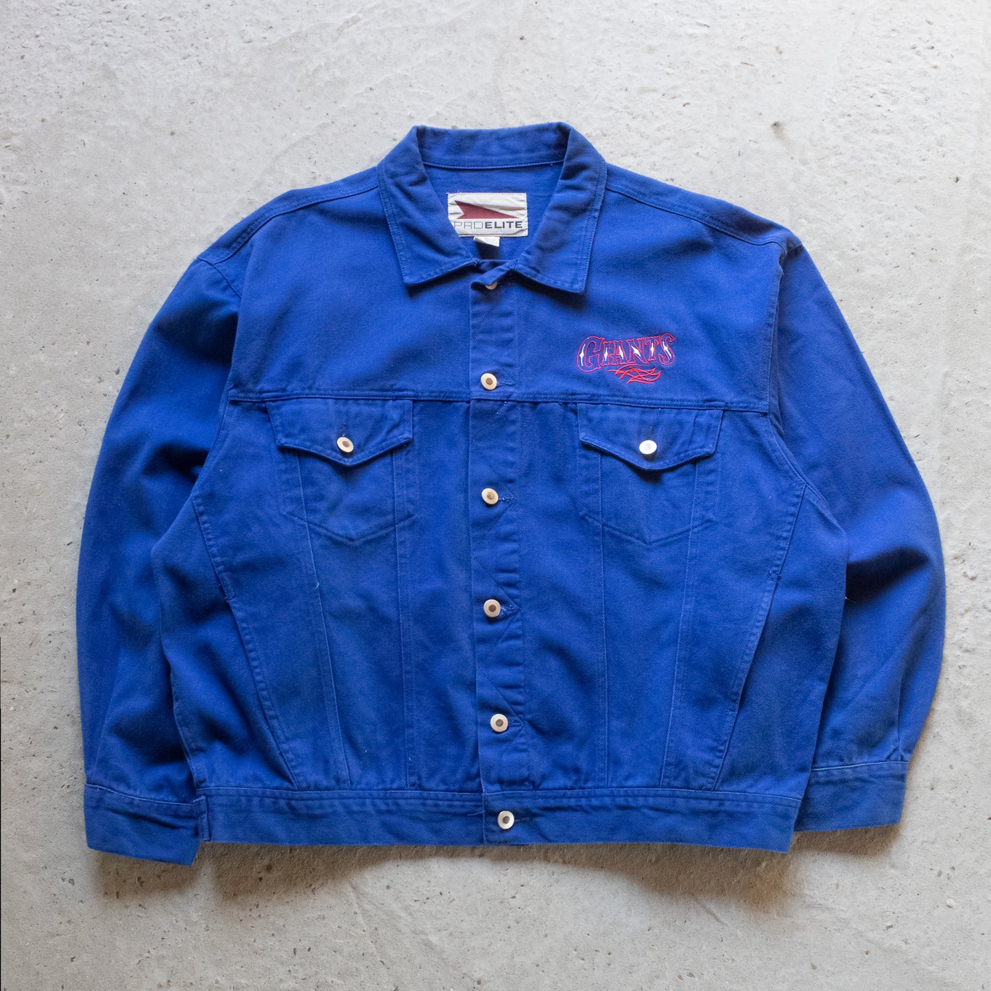 Vintage 90s New York Giants NFL Denim Jacket - XL