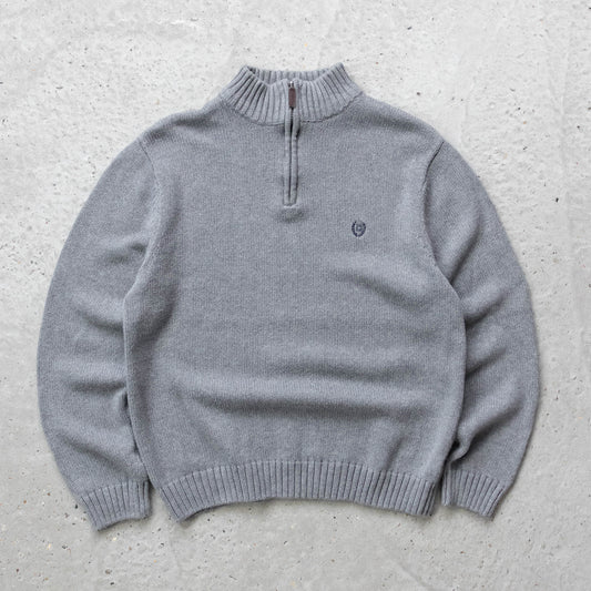 Chaps Ralph Lauren 1/4 Zip Knit Sweater - 2000s (L)