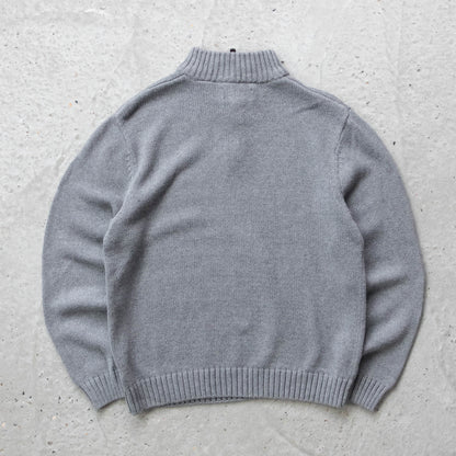 Chaps Ralph Lauren 1/4 Zip Knit Sweater - 2000s (L)