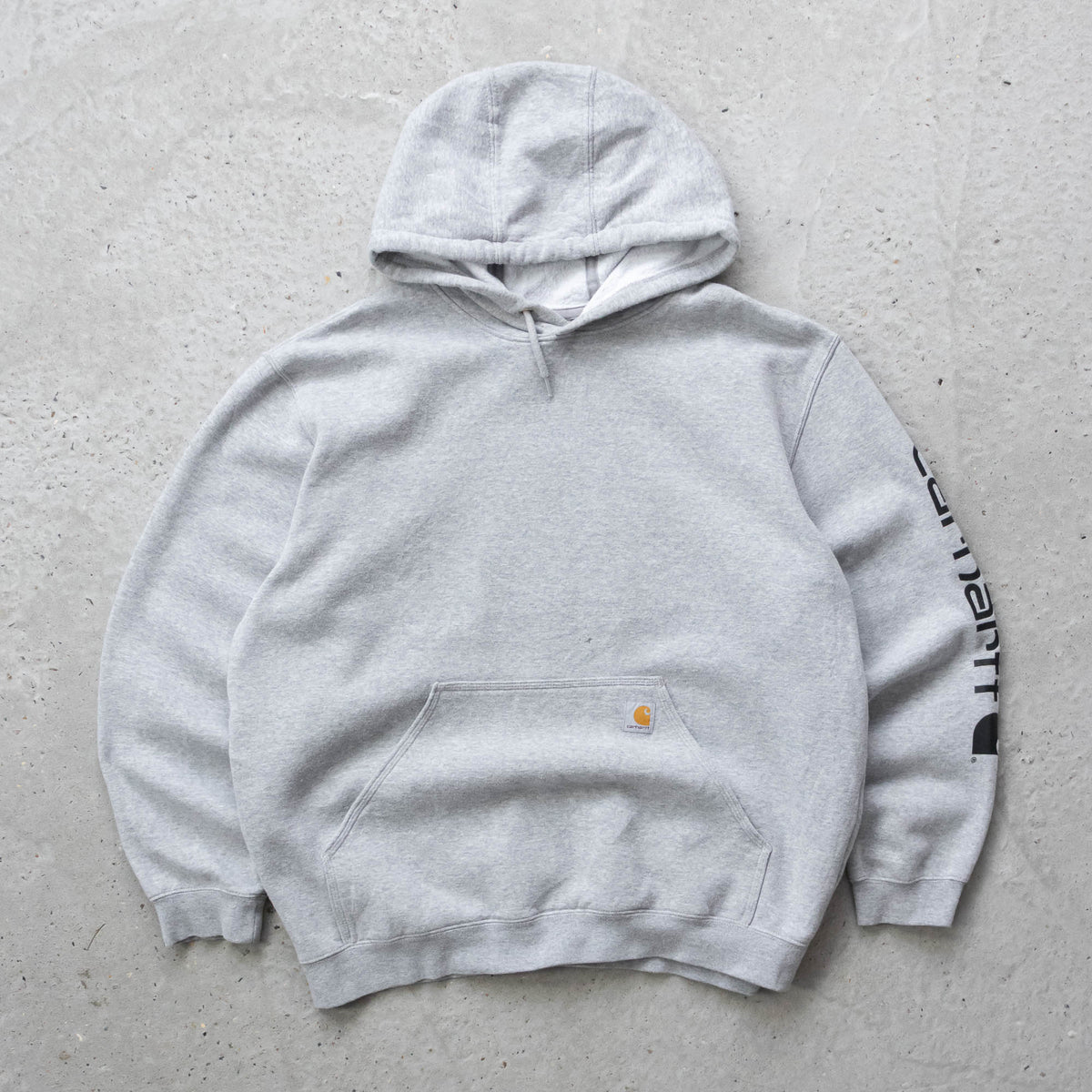 Carhartt Logo Patch Spellout Hoodie - 2000s (XL)