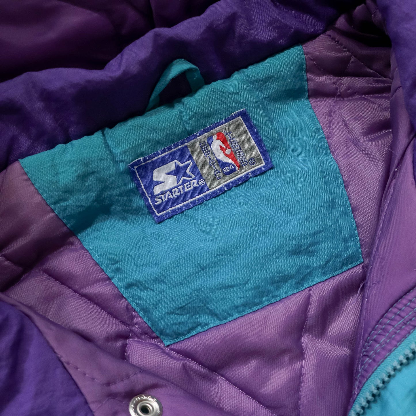 Charlotte Hornets Starter NBA Puffer Jacket - 90s (L)