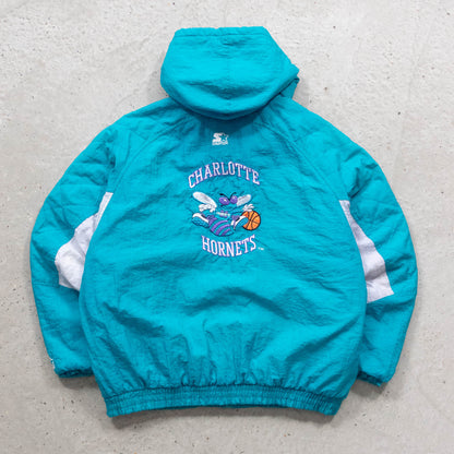 Charlotte Hornets Starter NBA Puffer Jacket - 90s (L)