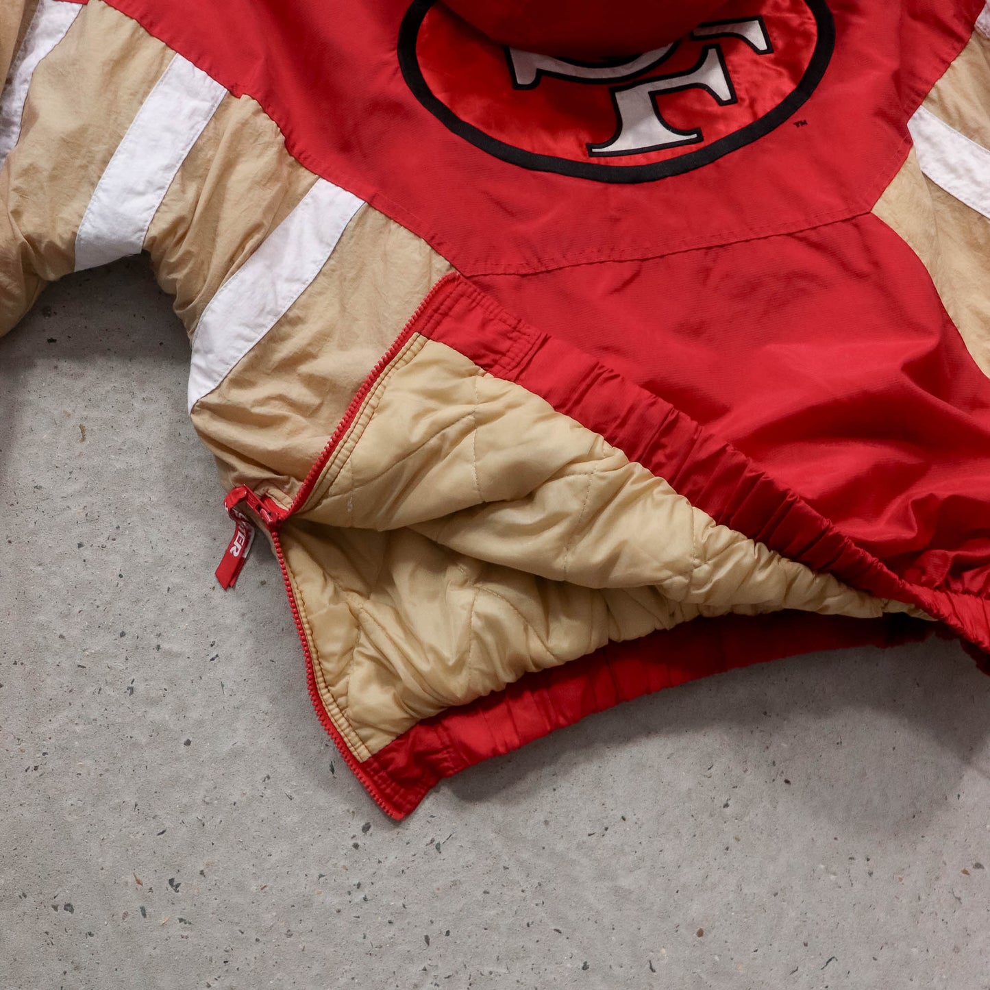 San Francisco 49ers Starter NFL Puffer Jacket - 90s (L)