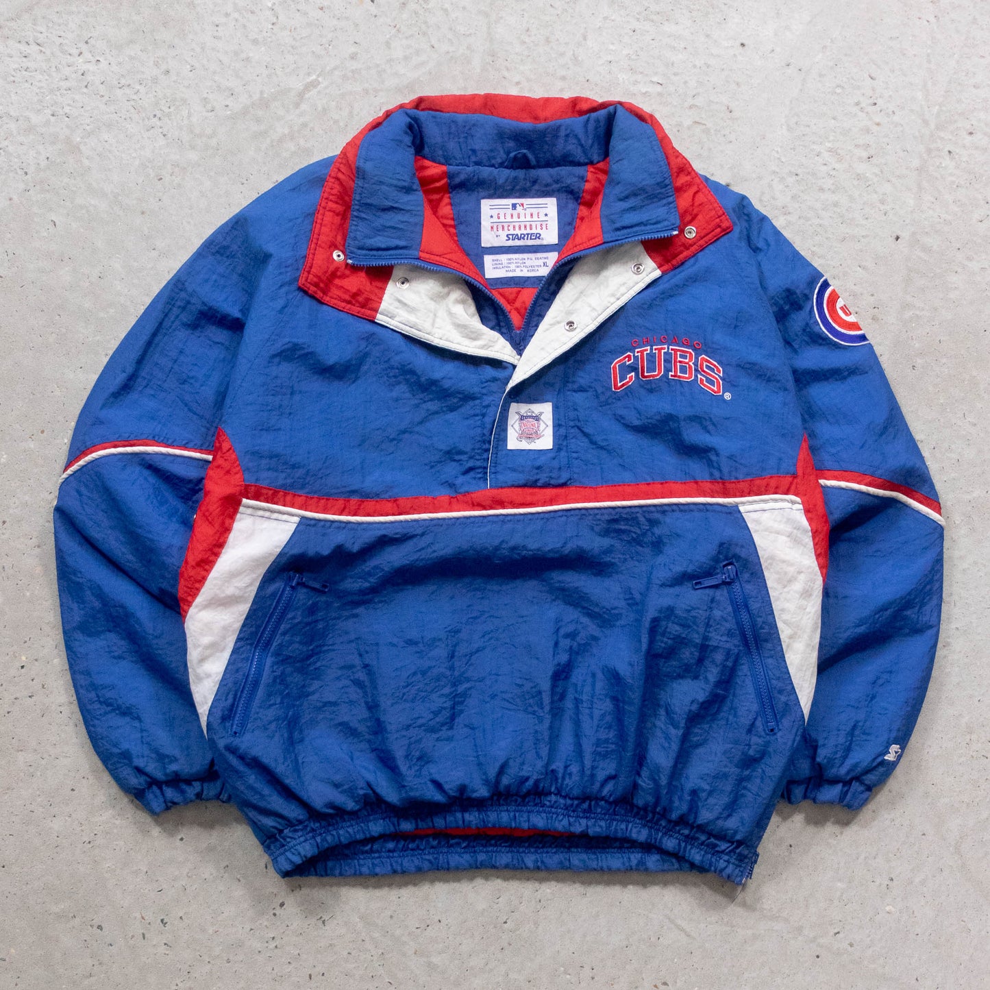Chicago Cubs Starter MLB Puffer Jacket - 90s (XL)