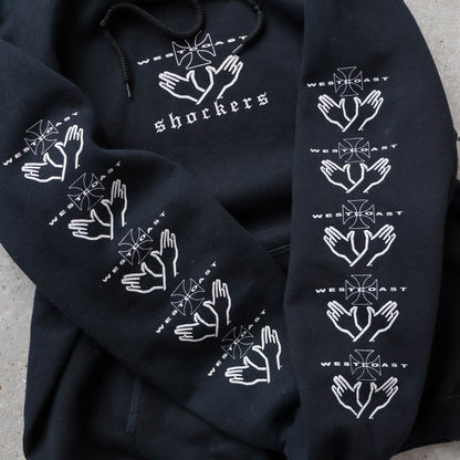 Shocker Inc West Coast Choppers Parody Hoodie - 2000s (L)