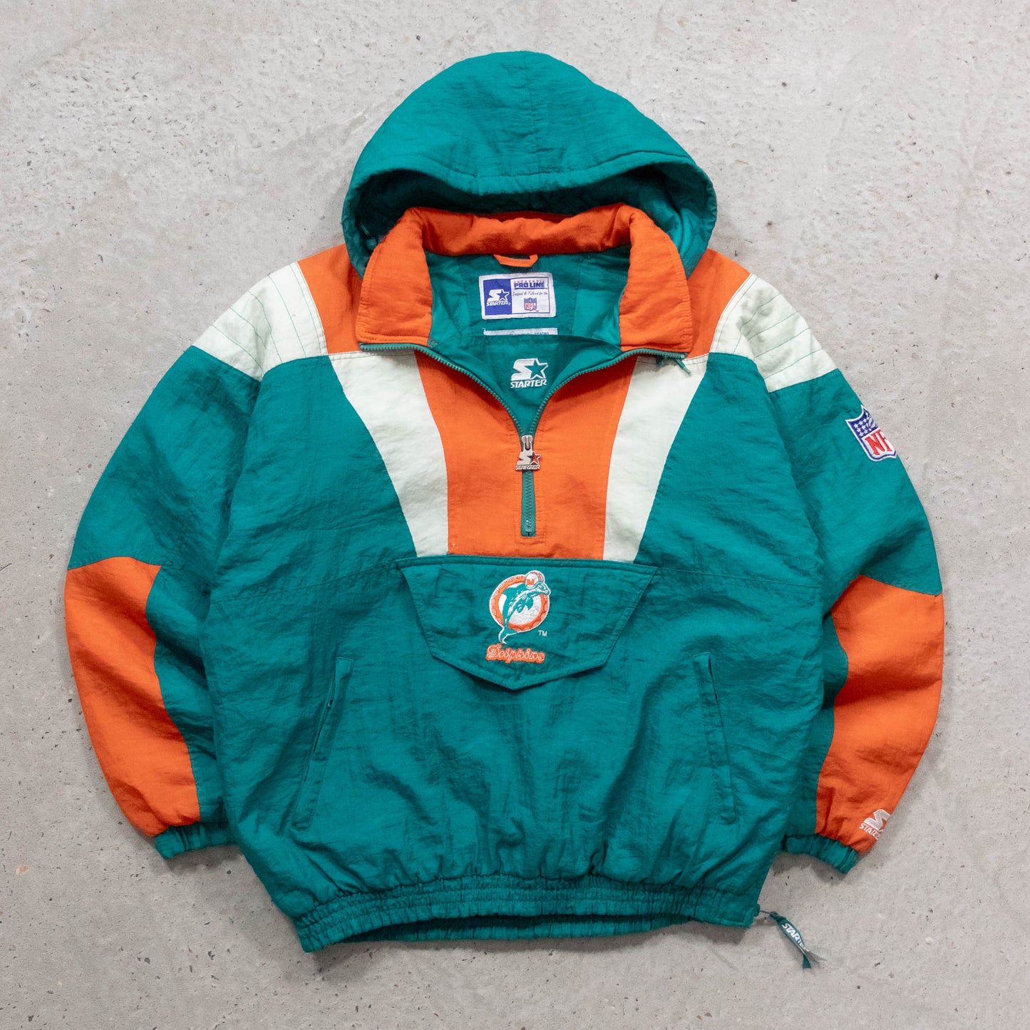 Miami Dolphins NFL Starter Puffer Jacket - 90s (L)