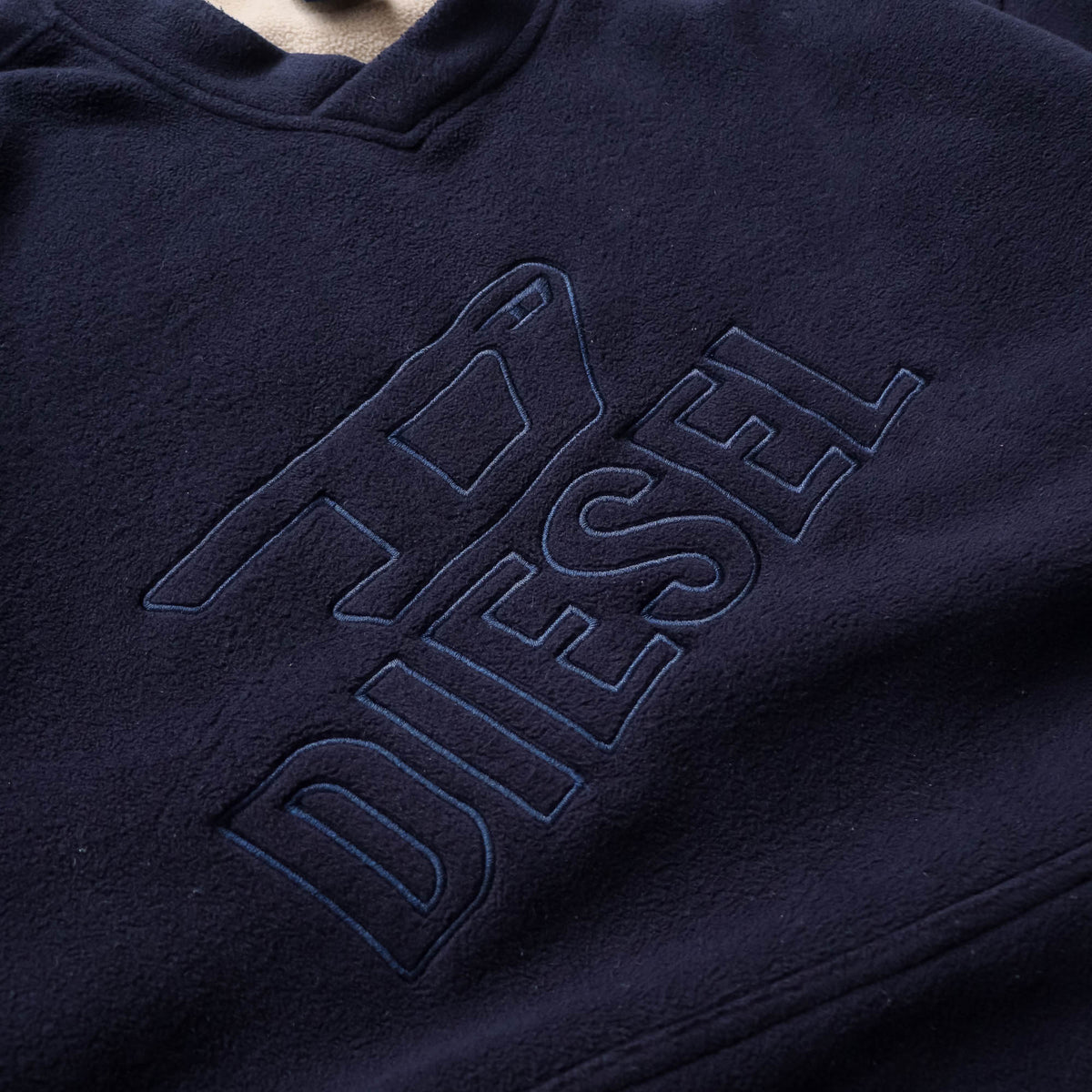 Diesel Big Logo Fleece Sweatshirt - 90s (L)