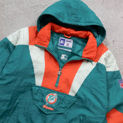 Miami Dolphins NFL Starter Puffer Jacket - 90s (L)