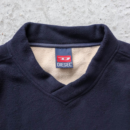 Diesel Big Logo Fleece Sweatshirt - 90s (L)