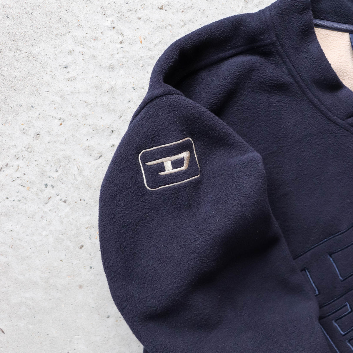 Diesel Big Logo Fleece Sweatshirt - 90s (L)