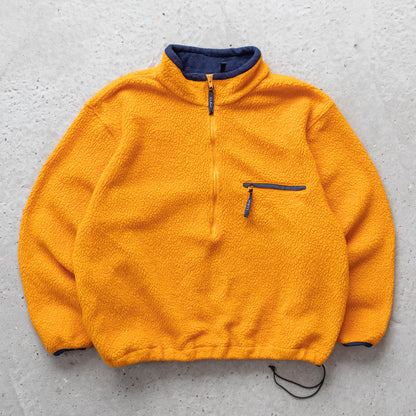 L.L Bean 1/2 Zip Sherpa Fleece Pullover - 90s (L)