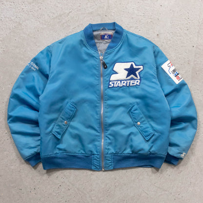 NFL American Bowl Starter Quilted Bomber Jacket - 1994 (XL)