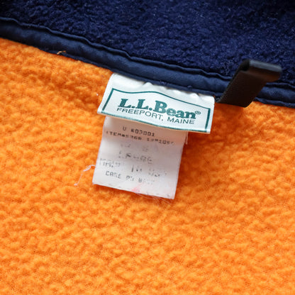 L.L Bean 1/2 Zip Sherpa Fleece Pullover - 90s (L)