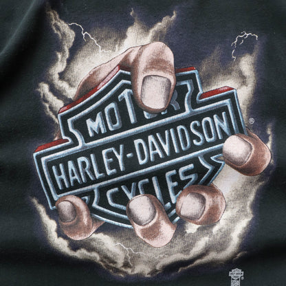 Harley Davidson Fist Of God Top Heavy Tee - 90s (L)