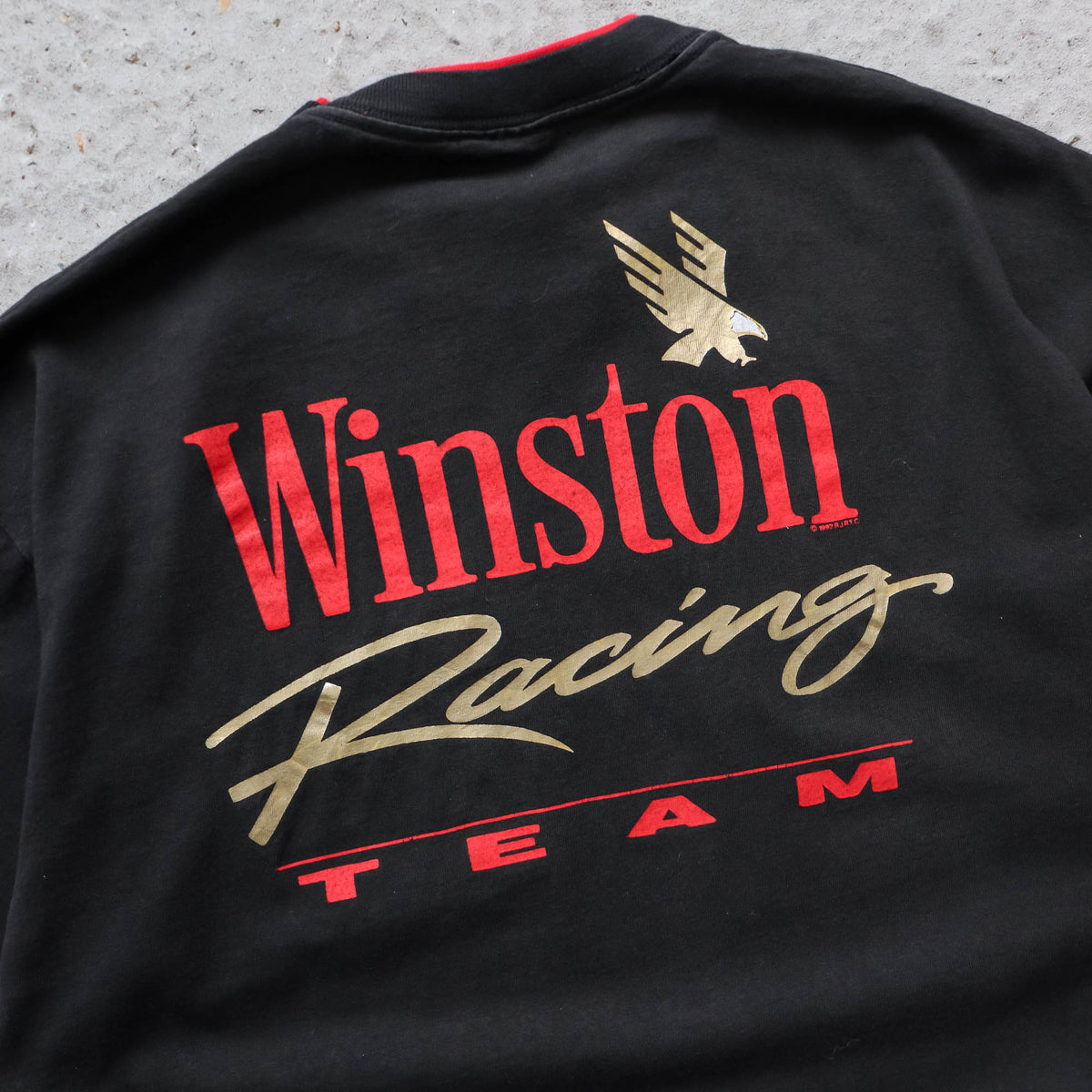 Winston Racing Team Double Collar Pocket Tee - 1992 (XL)